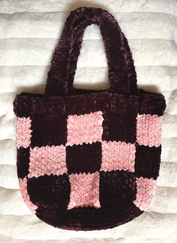 Checkered Market Bag - Knitting Pattern